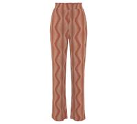 LASCANA Pyjamahose Damen Terracotta bedruckt Gr.44/46