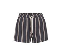 LASCANA Pyjamashorts Damen anthrazit gestreift Gr.32/34