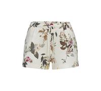 LASCANA Pyjamashorts Damen ecru geblümt Gr.32/34