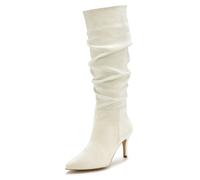 LASCANA Reißverschlussstiefel Damen beige Gr.37