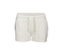 Relaxshorts LASCANA, Damen, Gr. 44/46, N-Gr, grau (hellgrau), angeraute Sweatware, Obermaterial: 50% Baumwolle, 50% Polyester, unifarben, casual, kurz, Hosen, mit seitlichen Eingrifftaschen, Loungeanz