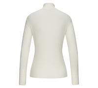 Rollkragenpullover LASCANA, Damen, Gr. 44/46, beige (creme), Strick, Obermaterial: 83% Viskose, 15% Polyamid, 2% Elasthan, unifarben, modisch, figurbetont hüftlang, Langarm, Pullover, mit Zierknöpfen