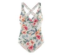 Lascana - Salsa - Badeanzug (42D Creme Print)