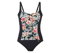 Lascana - Salsa Damen Badeanzug - Florales Design, Figurbetonend, Angenehme Passform
