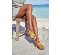 Sandalette LASCANA Gr. 40, gelb (curry, gelb) Damen Schuhe (72916845-40) curry, gelb