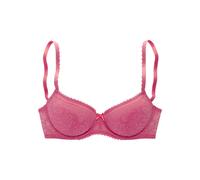 Schalen-BH LASCANA "Luciana" Gr. 75, Cup B, pink, Damen, Spitze, Obermaterial: 89% Polyamid, 11% Elasthan, BHs, aus zarter Spitze, Dessous (48553337-75) pink