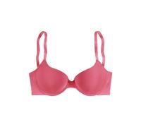 Schalen-BH LASCANA "Ela - perfect basic", Damen, Gr. 85, Cup A, pink, Microtouch, Obermaterial: 82% Polyamid (TACTEL), 18% Elasthan (LYCRA), Basic, BHs, mit Bügel aus seidiger Microfaser (42910502-85)