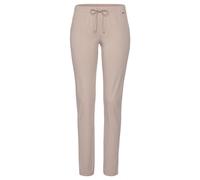 Schlafhose LASCANA, Damen, Gr. 40/42, N-Gr, braun (nougat), Single Jersey, Obermaterial: 50% Baumwolle, 50% Viskose, unifarben, bequem lang, Hosen Schlafhose, Uni oder mit tollem Animal-Print (4187352