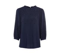 Schlupfbluse LASCANA Gr. 36, blau (marine) Damen Blusen (35072706-36) marine