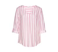 Schlupfbluse LASCANA Gr. 38, rosa (weiß, rosa) Damen Blusen (89638429-38) weiß, rosa