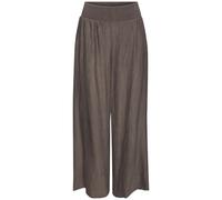 Schlupfhose LASCANA "aus leichter Webware", Damen, Gr. 34, N-Gr, braun, Crêpe, Obermaterial: 65% Viskose, 35% Polyester, unifarben, figurumspielend lang, Hosen Schlupfhose, luftig-leichte Sommerhose, 