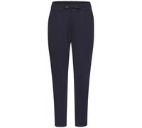 Schlupfhose LASCANA, Damen, Gr. 38, N-Gr, blau (marine), Jersey, Obermaterial: 86% Polyester, 10% Viskose, 4% Elasthan, unifarben, casual, figurumspielend knöchellang, Hosen, mit Taschen, Jogginghose,