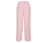 Schlupfhose LASCANA "aus bügelfreier Ware mit weitem Bein", Damen, Gr. 34, N-Gr, rosé, Crêpe, Obermaterial: 95% Polyester, 5% Elasthan, unifarben, figurumspielend lang, Hosen Schlupfhose, Sommerhose, 