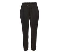 Schlupfhose LASCANA, Damen, Gr. 42, N-Gr, schwarz, Jersey, Obermaterial: 95% Polyester, 5% Elasthan, unifarben, figurumspielend knöchellang, Hosen, aus glatter Jerseyqualität, leichte Sommerhose mit T