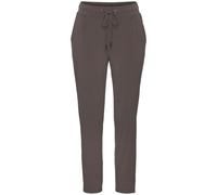 Schlupfhose LASCANA, Damen, Gr. 44, N-Gr, grau (taupe), Jersey, Obermaterial: 95% Polyester, 5% Elasthan, unifarben, figurumspielend knöchellang, Hosen Schlupfhose, aus glatter Jerseyqualität, leichte