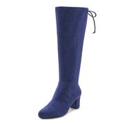 Schlupfstiefel LASCANA Gr. 37, blau (navy) Damen Schuhe (62091704-37) navy