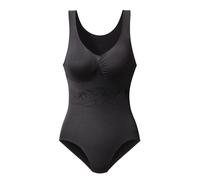 LASCANA Shaping-Body, mit zart eingestrickter Blumenranke L (44/46), N-Gr schwarz Damen Taillenformer Shapewear Damenwäsche Shaping-Body L (44/46), N-Gr schwarz