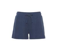 Shorts LASCANA Gr. 48/50, N-Gr, blau (blau-meliert) Damen Hosen (79267838-48) blau-meliert