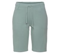 Shorts LASCANA, Damen, Gr. 46, N-Gr, grün (mint), Sweatware, Obermaterial: 70% Viskose, 25% Polyamid, 5% Elasthan, unifarben, Basic ca. Mitte Oberschenkel, Hosen Shorts, mit seitlichen Streifen, Loung
