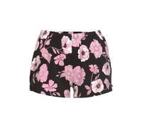 Shorts LASCANA Gr. 32/34, N-Gr, schwarz (rosa, schwarz, geblümt, gemustert) Damen Hosen (55804031-32) rosa, schwarz, geblümt, gemustert