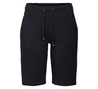 Shorts LASCANA, Damen, Gr. 42, N-Gr, schwarz, Sweatware, Obermaterial: 70% Viskose, 25% Polyamid, 5% Elasthan, unifarben, modisch, Basic ca. Mitte Oberschenkel, Hosen Homewear Hose, mit seitlichen Str