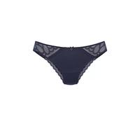 LASCANA Tanga Evita Damen 90% Polyamid 10% Elasthan mit Cutout Größe 36/38 dunkelblau