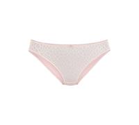Slip LASCANA "Chiara", Damen, Gr. 36/38, rosa (rosé), Mesh, Obermaterial: 85% Polyamid, 15% Elasthan, figurbetont, Unterhosen Slip, mit graphischem Netz-Muster (61012644-36) rosé