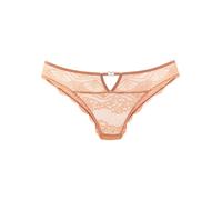 Rioslip LASCANA "Eleonora", Damen, Gr. 40/42, braun (kupferfarben), Microfaser, Obermaterial: 90% Polyamid, 10% Elasthan, körpernah, Unterhosen, mit verführerischen Cut-outs (95725350-40) kupferfarben