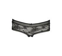 Panty LASCANA, Damen, Gr. 36/38, schwarz, Spitze, Obermaterial: 88% Polyamid, 12% Elasthan, Unterhosen Panty, aus floraler Jacquardspitze (64380766-36) schwarz