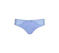 Tanga NUANCE "Vivianna", Damen, Gr. 32/34, kornblumenblau, Microfaser, Obermaterial: 88% Polyamid, 12% Elasthan, figurbetont, Unterhosen Tanga, mit feinen Spitzen-Details (32254248-32) kornblumenblau
