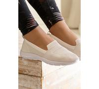 Slipper LASCANA, Damen, Gr. 36, bunt (beige, rosé, apricot), Obermaterial: 100% Textilmaterial. Futter: 100% Textilmaterial. Decksohle: 100% Textilmaterial. Laufsohle: 100% Synthetik, Strukturmuster, 