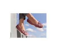 Sneaker Ballerinas LASCANA Gr. 39, rot (rotbraun) Damen Schuhe Ballerinas mit flacher & flexibler Sohle, superleicht, Slipper, Halbschuh VEGAN (69710123-39)