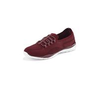 Sneaker LASCANA, Damen, Gr. 35, rot (bordeaux), Obermaterial: 100% Textilmaterial. Futter: 100% Textilmaterial. Decksohle: 100% Textilmaterial. Laufsohle: 100% Synthetik, unifarben, sportlich, Schuhe,