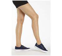 Sneaker LASCANA, Damen, Gr. 38, blau (marine), Obermaterial: 100% Textilmaterial. Decksohle: 100% Textilmaterial. Futter: 100% Textilmaterial. Laufsohle: 100% Synthetik, unifarben, Basic, Schuhe Skate
