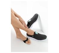 Slip-On Sneaker LASCANA Gr. 37, schwarz Damen Schuhe Clog Slipper Halbschuh, Freizeitschuh, Sabot, Clogs aus leichtem Mesh-Material (49032224-37)
