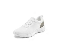Sneaker LASCANA "Turnschuhe", Damen, Gr. 35, weiß, Obermaterial: 100% Textilmaterial. Decksohle: 100% Textilmaterial. Futter: 100% Textilmaterial. Laufsohle: 100% Synthetik, unifarben, Basic, Schuhe S
