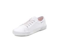 Sneaker LASCANA "Sneaker, Schnürhalbschuh, Freizeitschuh, Slip-On-Sneaker", Damen, Gr. 37, rosa (weiß, rosé), Obermaterial: 100% Textilmaterial. Decksohle: 100% Textilmaterial. Futter: 100% Textilmate