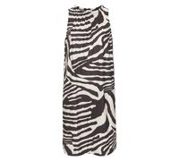 LASCANA Sommerkleid Damen creme-braun bedruckt Gr.40