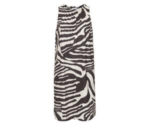 LASCANA Sommerkleid Damen creme-braun bedruckt Gr.40