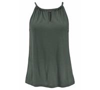 Spaghettitop LASCANA Gr. 40/42, grün (flaschengrün) Damen Tops (682533-40) flaschengrün