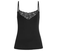 Spitzentop LASCANA Gr. 36/38, schwarz Damen Tops Unterhemd (55539063-36) schwarz
