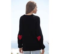 Stehkragenpullover LASCANA Gr. 40/42, schwarz Damen Pullover (68188939-40) schwarz