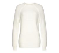 Stehkragenpullover LASCANA Gr. 36/38, weiß (wollweiß) Damen Pullover (92687144-36) wollweiß