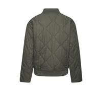 Steppjacke LASCANA, Damen, Gr. 46, khaki, Web, Obermaterial: 100% Baumwolle. Futter: 100% Baumwolle, unifarben, figurumspielend hüftbedeckend, Rundhals, Jacken, in modischer Optik mit Taschen, Bomber-
