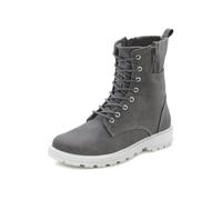 Schnürstiefelette LASCANA Gr. 44, grau Damen Schuhe (99948440-44) grau