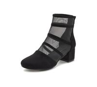 Stiefelette LASCANA "Ankle Boots, Stiefel", Damen, Gr. 40, schwarz, Obermaterial: 100% Textilmaterial. Futter: 100% Lederimitat. Decksohle: 100% Lederimitat. Laufsohle: 100% Synthetik, unifarben, leic