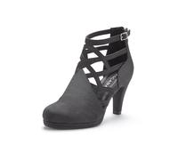 Stiefelette LASCANA, Damen, Gr. 42, schwarz, Obermaterial: 100% Lederimitat. Decksohle: 100% Lederimitat. Futter: 100% Lederimitat. Laufsohle: 100% Synthetik, unifarben, Schuhe Stiefelette, Stiefel, B