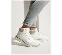 Stiefelette LASCANA "Outdoorstiefelette, Schnürschuh, Boots", Damen, Gr. 41, weiß, Obermaterial: 100% Nylon. Decksohle: 100% Textilmaterial. Futter: 100% Textilmaterial. Laufsohle: 100% Synthetik, uni