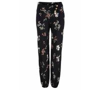 Strandhose LASCANA, Damen, Gr. 44, N-Gr, bunt (bedruckt), Jersey, Obermaterial: 100% Viskose, bedruckt, casual, figurumspielend lang, Hosen, mit Taschen und Zierknöpfen, Jerseyhose, elastisch, Topsell