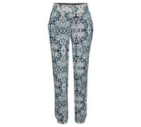 Strandhose LASCANA Gr. 34, N-Gr, blau (marine, bedruckt) Damen Hosen (618233-34) marine, bedruckt